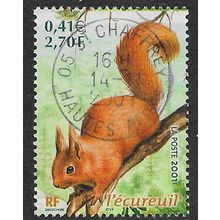 FRA 2001 2,70F 'ANIMALS' FINE USED (EBID56-795)
