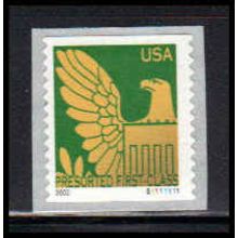 3796v 25c Eagle Gold on Green Fine MNH CNS S1111111 #on# W2368