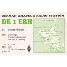 Hohenleipisch German Amateur Radio Station QSL Postcard