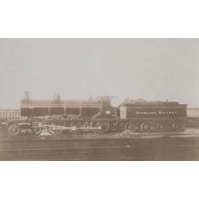 Highland Railway Cawdon Castle 4-6-0 Railway Antique Real Photo Train Postcard