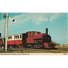 Sittingbourne & Kemsley Railway 1974 Train Postcard