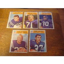 1966 Philadelphia Gum, 5-Nice Cards, #'s 19, 31, 128, 131 (cc), 171