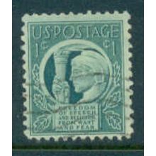 Used 908 1c Four Freedoms Fine NA1603