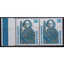 GERMANY BUND [1989] MiNr 1400 ( **/mnh ) [01] Sehenswürdigkeiten 2er Rand