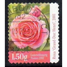 Luxembourg 2017 Roses - "Grand Duc Henri" 50g Used
