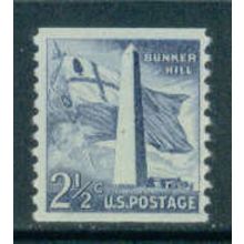 1056 2 1/2c Bunker Hill Fine MNH MA0150