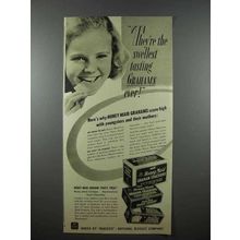 1941 Nabisco Honey Maid Graham Crackers Ad - Swellest