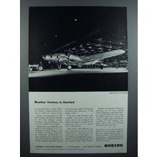 1943 Boeing Flying Fortress Plane Ad - Is Hatched