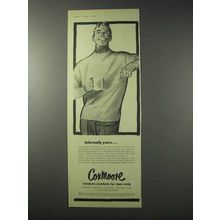 1958 Coxmoore Crew-Neck Sweater Ad - Informally