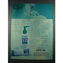 1988 Aqua Care Lotion and Cream Ad - Not Cosmetic