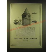 1947 Bankers Trust Company Ad - Behind the roar of factories