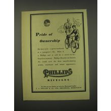 1949 Phillips Bicycles Ad - Pride