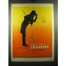 1949 I.W. Harper Whiskey Ad - It's always a pleasure