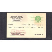 Used UX72 9c Nathan Hale 1c Meter PreCnx CV02758