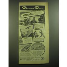 1945 Bell Telephone Ad - Telephone Tours Nicaragua