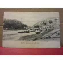 CLIFTON SUSPENSION BRIDGE, BRISTOL unused antique postcard by Hartmann =