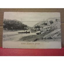 CLIFTON SUSPENSION BRIDGE, BRISTOL unused antique postcard by Hartmann #