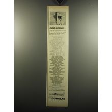 1957 Douglas Airplanes Advertisement - These Airlines