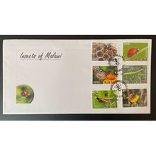 Malawi 2018 FDC Mi. 1010 - 1015 Insects Bee Abeille Biene Butterfly Papillon