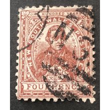 AUSTRALIAN STATES..-new south wales SG 255 USED 4d #1