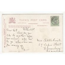 1906 Kings Heath Single Ring Postmark on Postcard