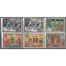 1986 Christmas Set Very Fine Used SG1341-1346 ..