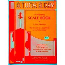 A Tune A Day For Violin - A Beginning Scale Book