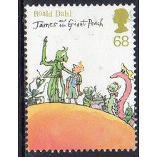 GB 2012 Roald Dahl - James and the Giant Peach 68p Used