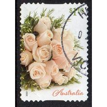 Australia 2022 Times to Cherish - Bouquet of Roses $1.10 s/a Used