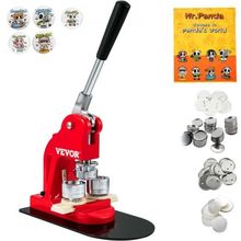 Button Maker Machine Badge Pin Machine 1" 25 MM 500 Free Parts Press Kit