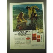 1973 Raleigh Cigarettes Ad - Spend With Raleigh