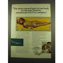 1975 Clairol Condition Beauty Pack Treatment Ad - Exposed