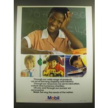 1988 Mobil Oil Ad - Our Wide Range of Products