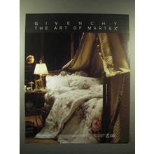 1988 Martex Bedding, Sheets Ad - Givenchy