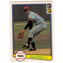 1982 Donruss baseball card 53 Doug Corbett– Twins