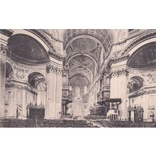 Choir Of St Pauls Cathedral London Selfridges Store Postcard