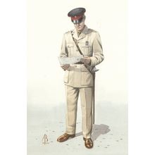 Hong Kong Captain Royal Military Regiment Of Wales Uniform Postcard