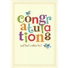 Congratulations And Best Wishes - 01731