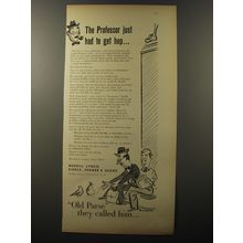 1953 Merrill Lynch Ad - The professor just had to get hep