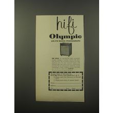 1956 Olympic Opus Radio-Phonograph Advertisement