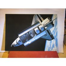 NASA SPACE SHUTTLE CHALLENGER, 1984 unused postcard 'After the Battle' #