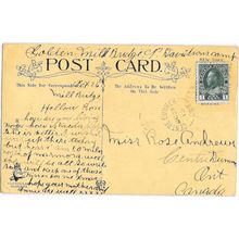 Centre Dummer (cl: 1943), Ontario, split ring cancel, 1913, Peterborough Co.