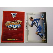 Stephen McMillan - Wigan - Shoot Out 2005 2006 Magic Box Football Card (EF1)