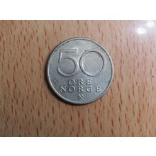 Norway 1983 50 Ore Coin