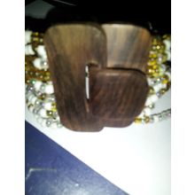 wood and bead women Bracelet Bangle Fashion RRP $14 brand new