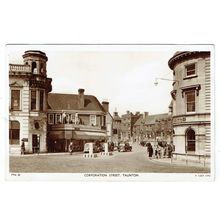 Somerset postcard Corporation Street Taunton
