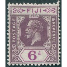 Fiji 1922 6d dull & bright purple Die II SG237 unused