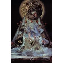 Salvador Dali - The Virgin of Guadalupe 1959 Poster Canvas Movie Film Print A0 A