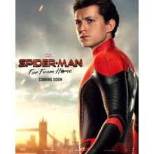 Spider Man Far From Home 4 Poster Canvas Movie Film Print A0 A1 A2 A3 A4 A5 A6 A