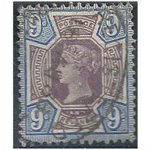 1887 SG209 9d.Purple & Blue Fine.Used.